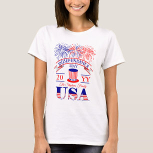 Patriotic July 4th Independence Day Celebration T-Shirt