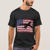 Patriotic KC-135 Stratotanker jet American flag