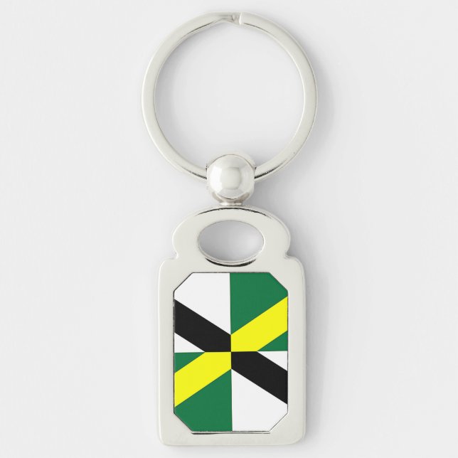 Patriotic keychain with Flag of Monterey (Front)