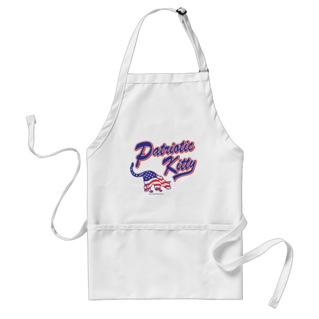 Patriotic-Kitty-2 Standard Apron (Front)