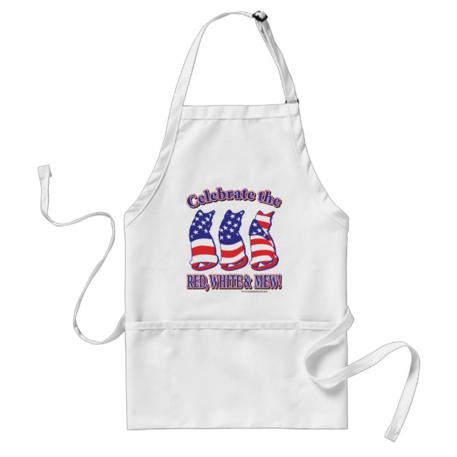 Patriotic Kitty Cats Standard Apron (Front)
