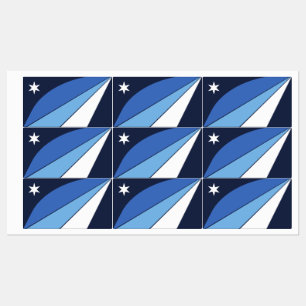 Patriotic labels with flag of Columbia