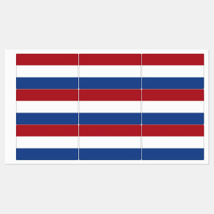 Patriotic labels with flag of Netherlands