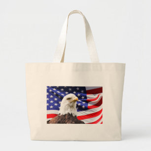 Patriotic Large Tote Bag