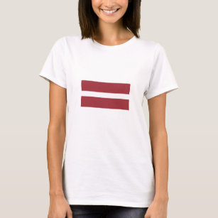 Patriotic Latvia Flag T-Shirt