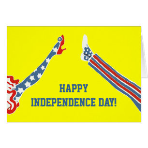 Patriotic Legs ~ Card