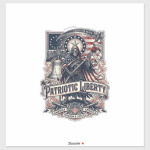 Patriotic Liberty Reaper Dark Patriot Skeleton & R