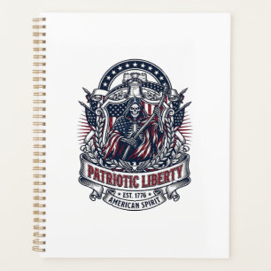 Patriotic Liberty Reaper Dark Patriot Skeleton & R Planner