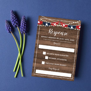 Patriotic Lights Frame July Fourth Banner Response