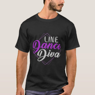 Patriotic Line Dancing Diva Women Gift Line Dance T-Shirt