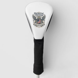 Patriotic Lion Eagle Guardian Animal Hybrid Patrio Golf Head Cover
