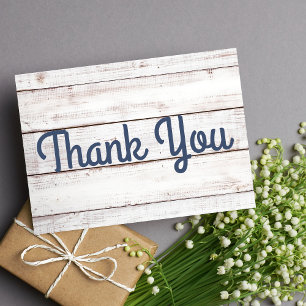 Patriotic Love II Fourth of July Wedding Thank You