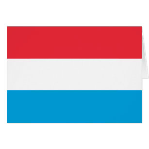 Patriotic Luxembourg Flag