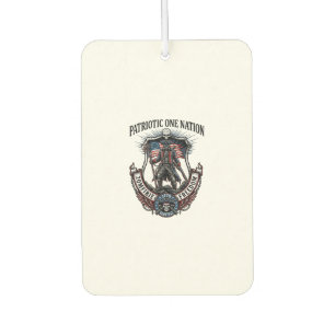 Patriotic Mad Road 1776 Warrior Zombie Apocalypse Car Air Freshener