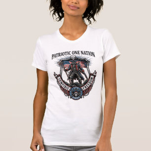 Patriotic Mad Road 1776 Warrior Zombie Apocalypse T-Shirt
