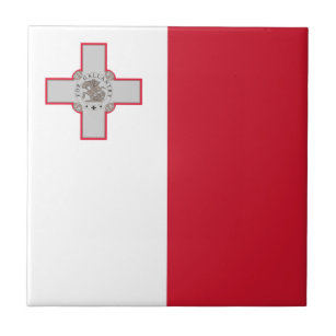 Patriotic Malta Flag Tile