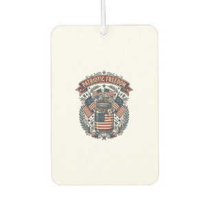 Patriotic Mason Jar Country Life Car Air Freshener