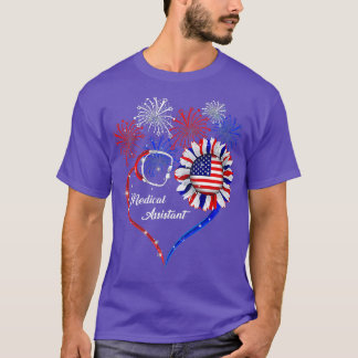 Patriotic Medical Assistant 4th Of July American F T-Shirt