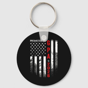 Patriotic Mens Promoted To G Pa Est 2026 First Tim Key Ring