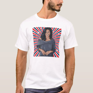 Patriotic Michelle Obama Women History Month Love T-Shirt