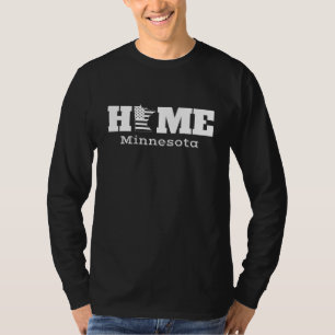 Patriotic Minnesota HOME State T-Shirt