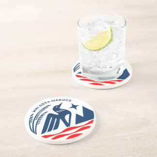 Patriotic Minnesota State Seal Coaster