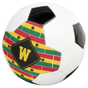 Patriotic Monogram GHANA FLAG Football