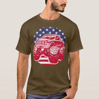 Patriotic Monster Truck T-Shirt