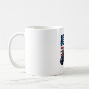 Patriotic Monster Truck Vintage Engraving Design_1 Coffee Mug