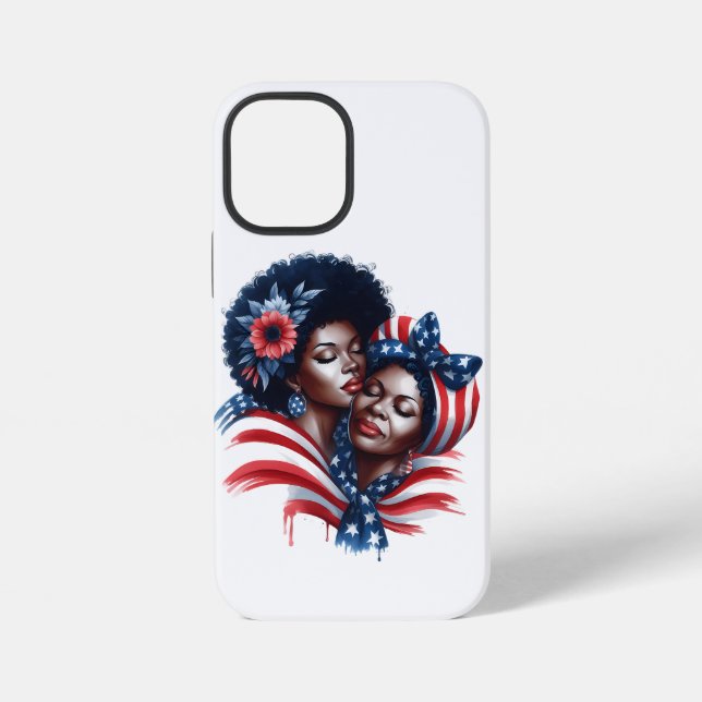 Patriotic Mother Day  iPhone Case (Back)