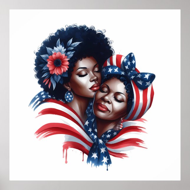Patriotic Mother Day Poster (Front)