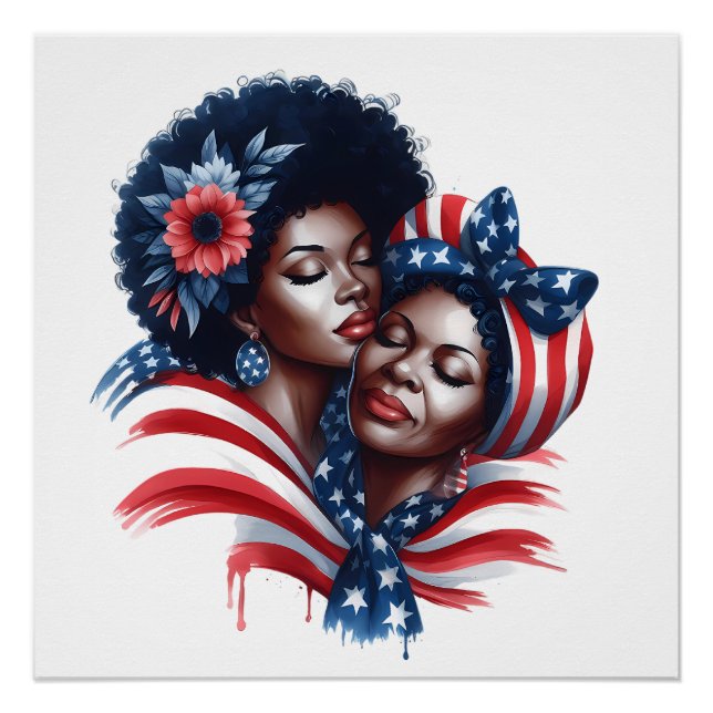 Patriotic Mother Day Poster (Front)