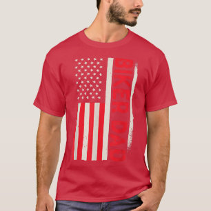 Patriotic Motorcycle Lover Motorcyclist Biker Dad T-Shirt