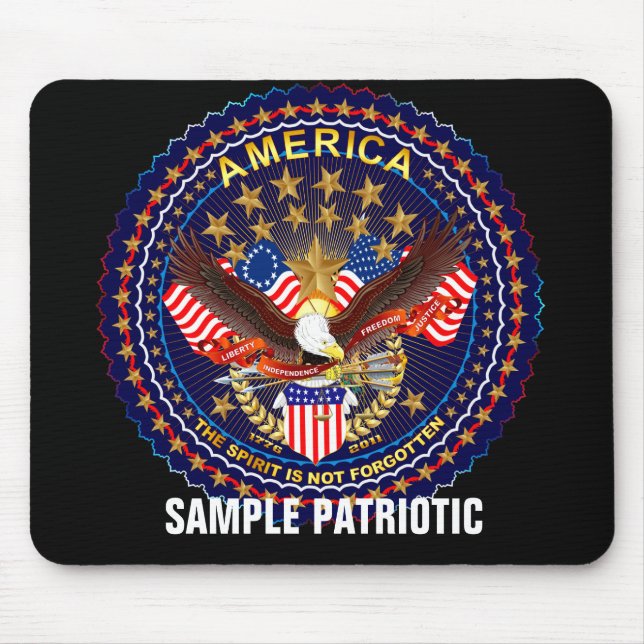 Patriotic  mouse mat (Front)