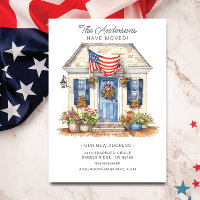 Patriotic Moving Announcement