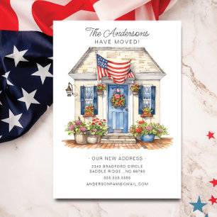 Patriotic Moving Announcement