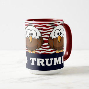 Patriotic mug, Red, white and blue Mug