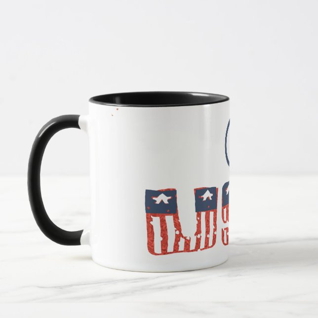 Patriotic Mug with Liberty Bell (Left)