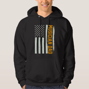 Patriotic Music Singer Karaoke Opera Musician Dad Hoodie