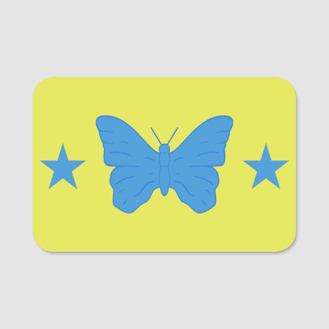 Patriotic name tag with flag of Bady Bassit (Front)