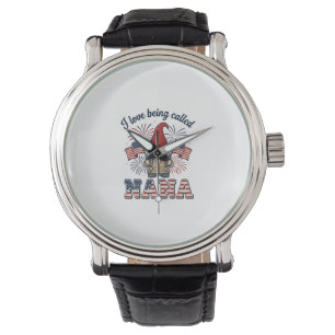 Patriotic Nana Gnome Vintage Grandmother Shirt Des Watch