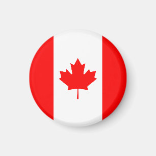 Patriotic National Flag of CANADA Magnet