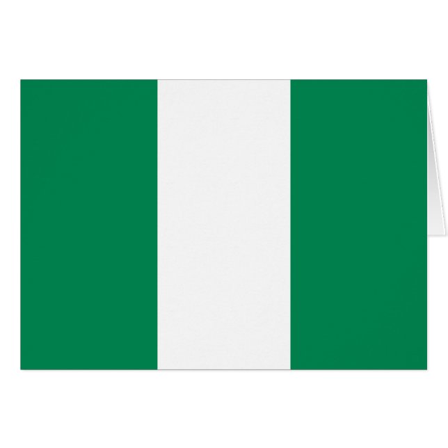 Patriotic Nigeria Flag (Front Horizontal)