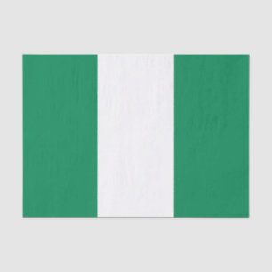 Patriotic Nigeria Flag Tissue Paper