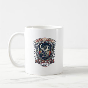 Patriotic Night Mission Patriot Wolf Military Insp Coffee Mug