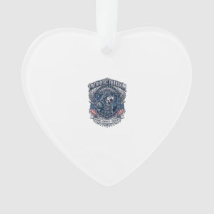 Patriotic Night Mission Patriot Wolf Military Insp Ornament