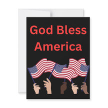 Patriotic notecards, customisable