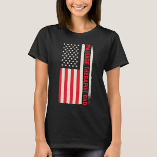 Patriotic Occupational Therapy Massage Therapist D T-Shirt