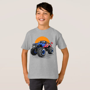  Patriotic Off Road Monster Truck Adventure T-Shirt