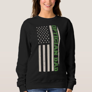 Patriotic Optometrist Optometry Ophthalmologist Op Sweatshirt